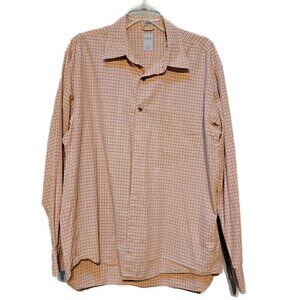 J.Crew Men's casual button down shirt - coral/tan - Size Large